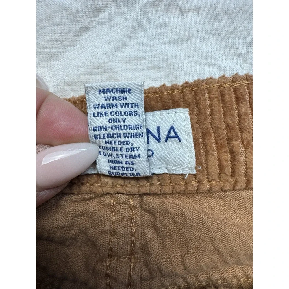 Vintage Corduroy Arizona Jeans Co Low Rise Flare Pants Y2K‎ Size 0 Brown 26x30
